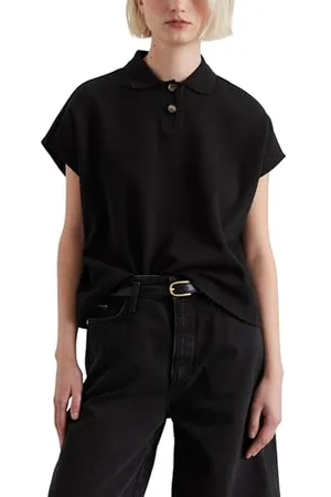 Marc O’ Polo Marc OPolo Denim damska koszulka polo z krótkim rękawem z bawełny ekologicznej Wide Fit, , L