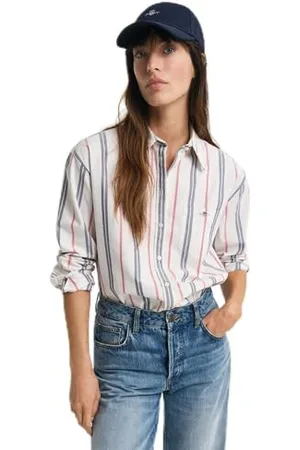 GANT REL Archive OXFORD STRIPED SHIRT, , 34