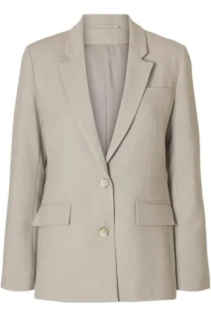 SELECTED Slfrita Ls Classic Blazer Mel Noos, , 36