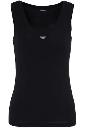 Emporio Armani Woman Essential Studs Bielizna Tank Black L, , L