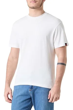 Replay Męski t-shirt z bawełny relaxed fit, , XS