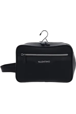 VALENTINO Efeo Soft Cosmetic Case with Strap Nero, , Miękka torba na kosmetyki