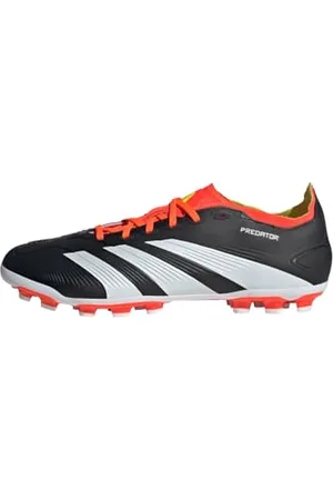 adidas Uniseks Predator League 2G/3G Artificial Grass Football Boots, Core Black/Cloud White/Solar Red, 42 EU