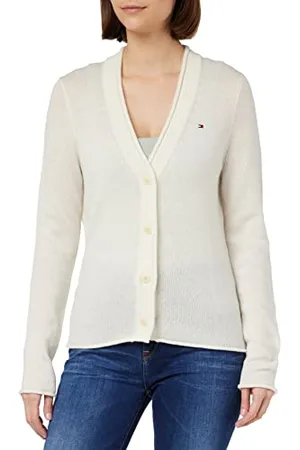 Tommy Hilfiger Damski kardigan z miękkiej wełny V-NK, , S