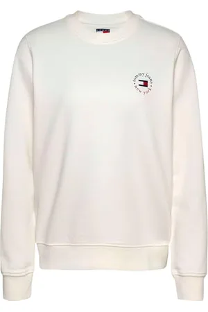 Tommy Hilfiger Damska bluza TJW REG ESSENTIAL LOGO 2 CREW, biała, XL, , XL