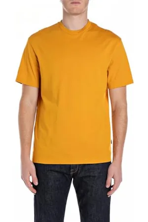 Replay Męski t-shirt z bawełny relaxed fit, , 3XL