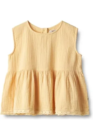 WHEAT Top Lace Hannah-Girls-GOTS Certified-Sustainable Cami Shirt, , 116