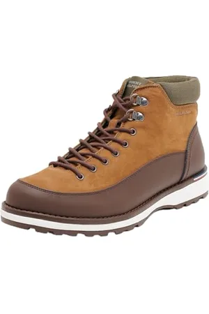 Tommy Hilfiger Męskie korporacyjne buty nubukowe (FM0FM05190), brązowe (Desert Khaki), 40 EU, , 42 EU