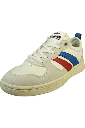 Palladium Mixed Pallacup Ankle Boot, Cream/OLYMPIANBLU, 44 EU, , 44 EU