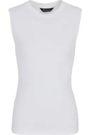 Armani Exchange Damska bluza Essential, Sleeveless, Organic Cotton Jumper, , S