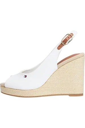 Tommy Hilfiger Damska flaga wysoki klin Espad Slingback Fw0fw08597 Espadryle, , 38 EU