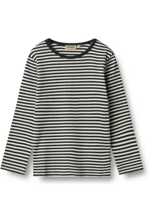 WHEAT Unisex dziecięca koszulka z długim rękawem Stig GOTS certyfikat, , 128