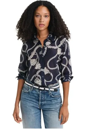 GANT REG SAILING PRINT COT SILK SHIRT, , 34
