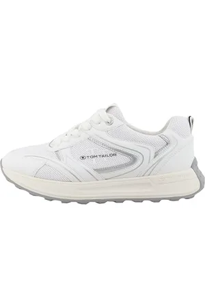 TOM TAILOR Damskie 9590100008 Sneakers, białe, 39 EU, , 39 EU