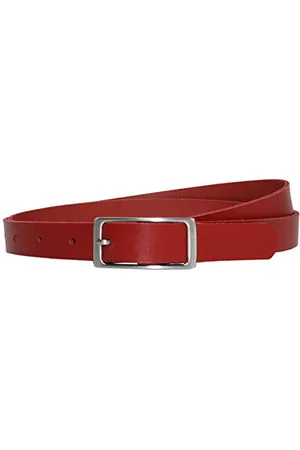 Vascavi Pasek skórzany o szerokości 2 cm, wyprodukowano w Niemczech, pasek z prawdziwej skóry dla kobiet, jako pas biodrowy, możliwość skrócenia, , 90 cm Gesamtlänge 100 cm