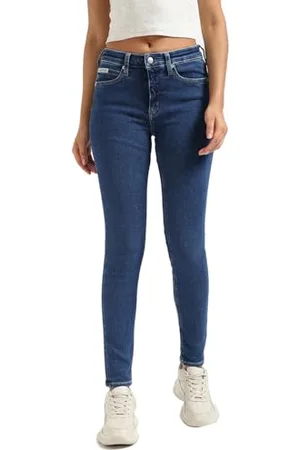 Calvin Klein Jeans Damskie spodnie MID Rise Skinny J20J224020, Skinny, denim, 32W / 30L, , 32W / 30L