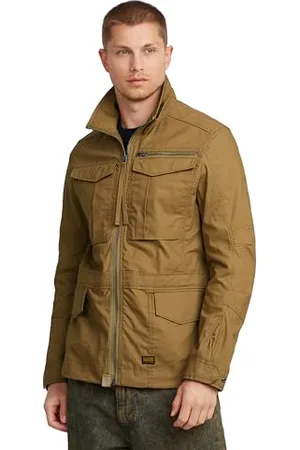 G-Star RAW Męska kurtka polowa Rovic Slim, brązowa (Kangaroo D24282-D389-7162), XL, , XL