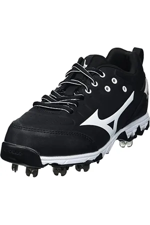 Mizuno Damskie 320638.9000.05.0600 9-Spike Swift 7 Low Softball kolce z metalu, czarno-białe, 6