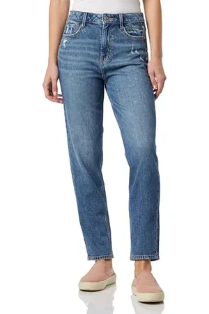 QS by s.Oliver Damskie spodnie dżinsowe, Regular Fit Tapered Leg, , 34