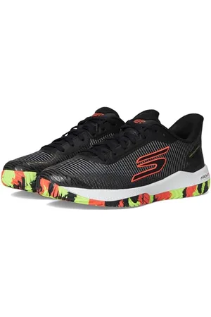 Skechers Męskie trampki Viper Court PRO 2.0, czarne, syntetyczne, tekstylne, Multi Trim, 40 EU, , 41 EU