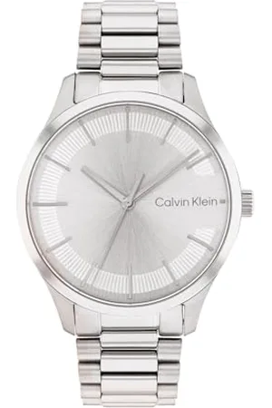 Calvin Klein Analogowy zegarek kwarcowy dla mężczyzn i kobiet, kultowa kolekcja z bransoletką ze stali nierdzewnej, , Klasyczny