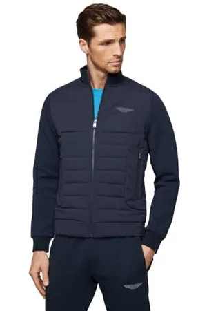 Hackett Męska bluza Bob Jeremy, niebieska (granatowa), 3XL, , 3XL