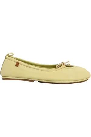 El Naturalista N5821 Essence, płaskie buty damskie Mary Jane, Lime, szerokość 41 EU, , 41 EU szerokie