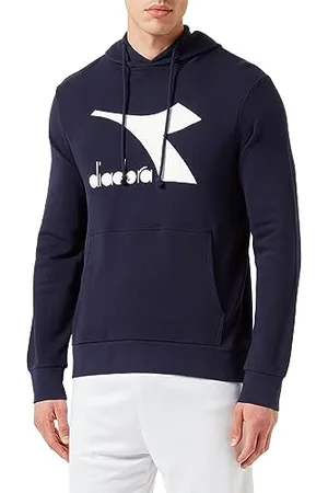 Diadora Chromia Hoodie CHROMIE, Classic Navy, S Mężczyźni, Klasyczna marynarka wojenna, S
