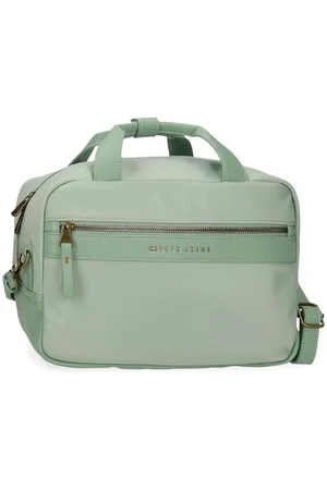 Pepe Jeans Morgan Kosmetyczka zielona 31x21x15 cm Poliester z detalami ze sztucznej skóry by Joumma Bags, , Talla única, Kosmetyczka
