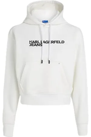 Karl Lagerfeld Damska bluza z kapturem z logo Reg, , M