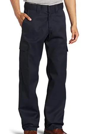 Dickies Męskie spodnie robocze cargo o prostym kroju, Ciemny granatowy V1, 30W / 32L
