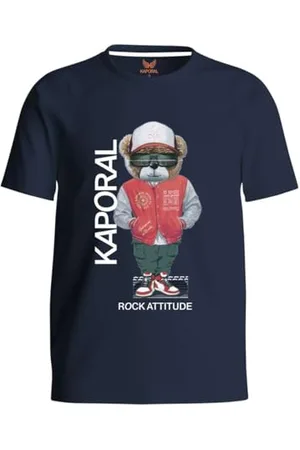 Kaporal 5 Onour, koszulka z krótkim rękawem, dla chłopców, 100% bawełna, regularny krój, okrągły dekolt, kolor , rozmiar 12A, , 14 lat