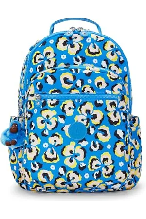 Kipling Duży plecak SEOUL, Kwiatowy lampart, Jeden rozmiar, SEUL