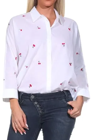 ONLY Onlnew Lina Grace Ls Emb Shirt Noos WVN, , S