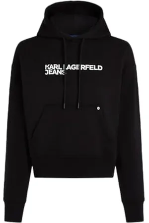 Karl Lagerfeld Damska bluza z kapturem z logo Reg, , XS