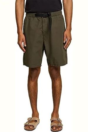 ESPRIT Męskie szorty 053EE2C314, 350/khaki zielone, 32, , 32