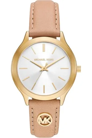 Michael Kors Runway zegarek dla kobiet, mechanizm kwarcowy z paskiem ze stali szlachetnej, ceramicznym lub skórzanym