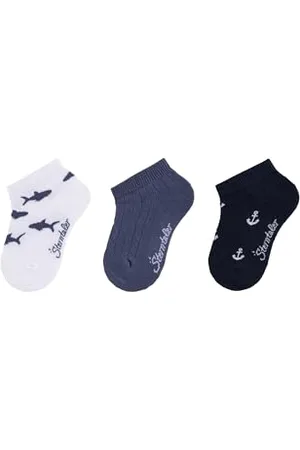 Sterntaler Dziecięce skarpety do sneakersów, 3 pary, , 34