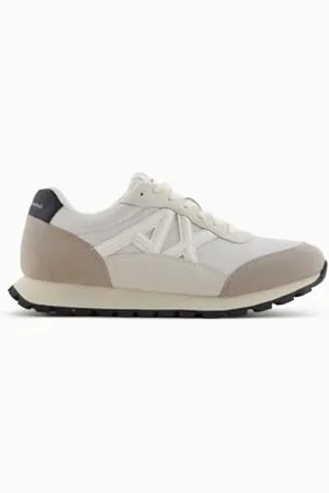 Armani Exchange Męskie buty typu sneaker, sznurowane, wielokolorowe, 44, , 44 EU