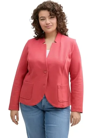 TOM TAILOR Plussize blezer damski, , 44 duże rozmiary