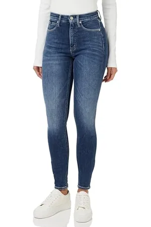 Calvin Klein Jeans Damskie spodnie skinny z wysokim stanem, , 34W / 34L