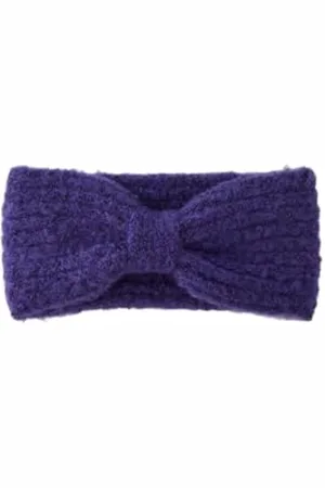 Pieces® Damska opaska na czoło PCPYRON Structured NOOS BC, Ultra Violet, One Size
