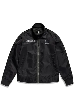G-Star RAW Męska kurtka Harrington, czarna (dk Black C143-6484), S, , S