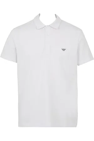 Emporio Armani Man Essential Polo Odzież plażowa biała M, , M