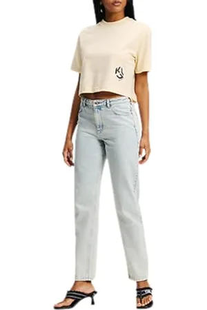 Karl Lagerfeld Mom Denim, Women, Blue, Jeans, , 31W / 30L