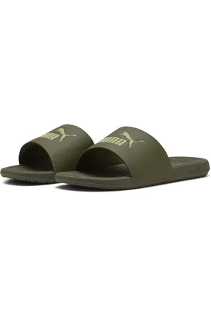 PUMA Unisex Cool CAT 2.0 Slide Sandal, Loden Green-Calming Green, 42 UK, , 47 EU