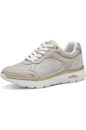 Marco Tozzi Damskie buty sportowe 2-23760-44, kremowe, 41 EU, , 41 EU