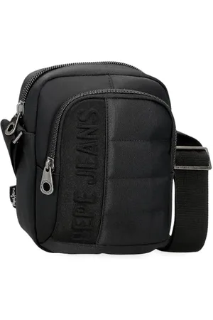 Pepe Jeans Ancor Torba na messenger Mała Czarny 15x19,5x6 cm Poliester 1,76 l by Joumma Bags, , Talla única, Mała torba na ramię