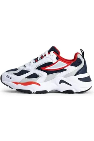 Fila Cr-cw02 Ray Tracer Kids Sneaker uniseks, White Navy, 33 EU