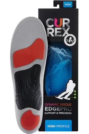 Currex Wkładka EdgePro – Twój nowy wymiar rzeźbienia. Dynamiczna wkładka do jazdy na nartach, narciarstwa biegowego lub snowboardu., , 47/49 EU